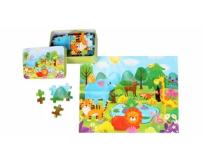 Forest Animals puzzle cu animale din padure 100 de piese