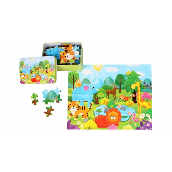 Forest Animals puzzle cu animale din padure 100 de piese