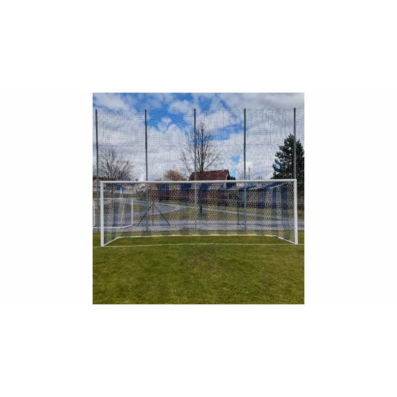Plasa poarta fotbal HEX M120, alb-albastru