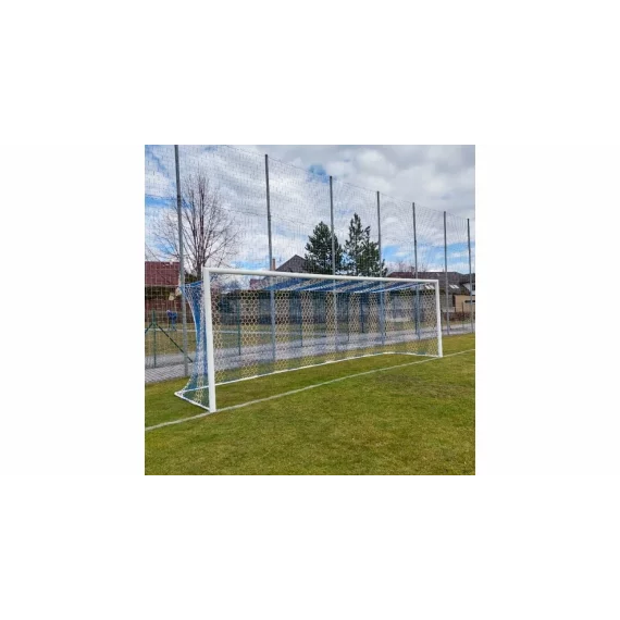 Plasa poarta fotbal HEX M120, alb-albastru