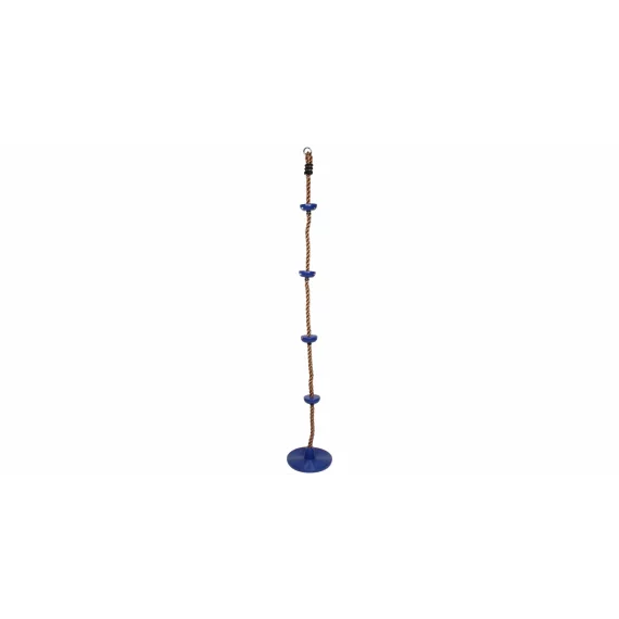 Funie escalada cu discuri Swing albastru