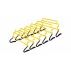 Gard antrenament ajustabil, Hurdle Set, galben
