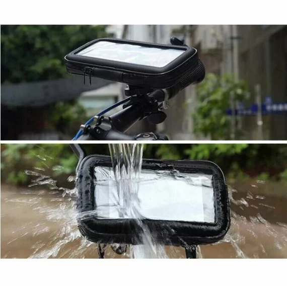Geanta bicicleta pentru telefon Phone Holder 1.0 negru