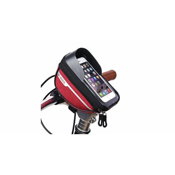 Geanta de bicicleta pentru telefonul mobil Phone Case 1.0 rosu