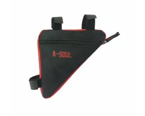 Geanta pentru cadru bicicleta Triangle 1.0 negru-rosu