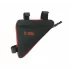 Geanta pentru cadru bicicleta Triangle 1.0 negru-rosu