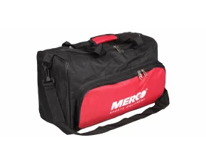 Geanta sport 101, 45x25x21cm, negru-rosu