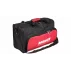 Geanta sport 101, 45x25x21cm, negru-rosu