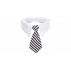 Gentledog cravata pentru caini, negru-alb