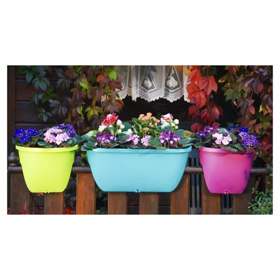 Ghiveci balustrada Balconia OVI taupe