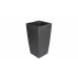 Ghiveci cu sistem auto-irigare Delto Stone, 25 x 46 cm, antracit