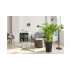 Ghiveci cu sistem auto-irigare Delto Stone, 25 x 46 cm, gri