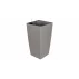 Ghiveci cu sistem auto-irigare Delto Stone, 25 x 46 cm, gri