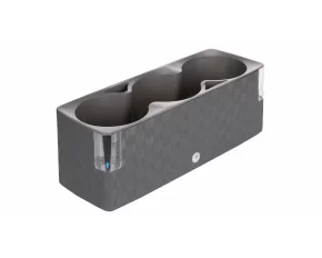 Ghiveci de flori auto-irigare Cobble Trio antracit