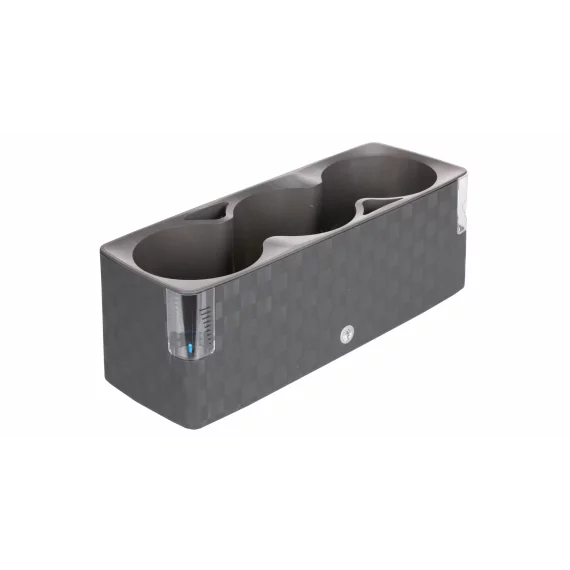 Ghiveci de flori auto-irigare Cobble Trio antracit