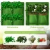 Ghiveci de plantare pentru perete, verde cu 18  buzunare