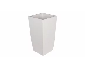 Ghiveci decorativ Eliot Stone 30 x 58 cm, alb