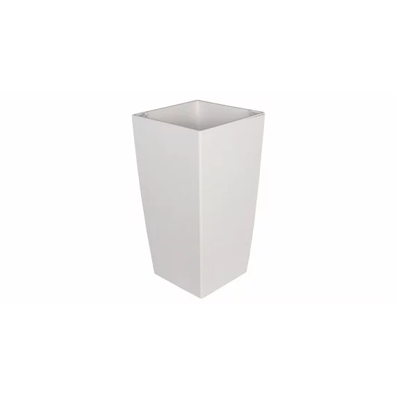 Ghiveci decorativ Eliot Stone 30 x 58 cm, alb