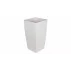 Ghiveci decorativ Eliot Stone 30 x 58 cm, alb