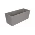 Ghiveci decorativ Florence Stone, 50cm, gri
