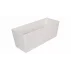Ghiveci decorativ Florence Stone, 75cm, alb