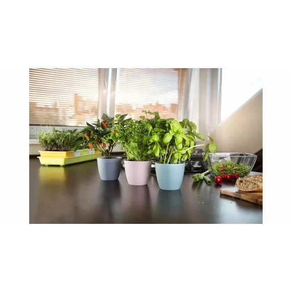 Ghiveci decorativ pentru flori Ella Lesk antracit