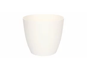 Ghiveci decorativ pentru flori Ella Mat alb