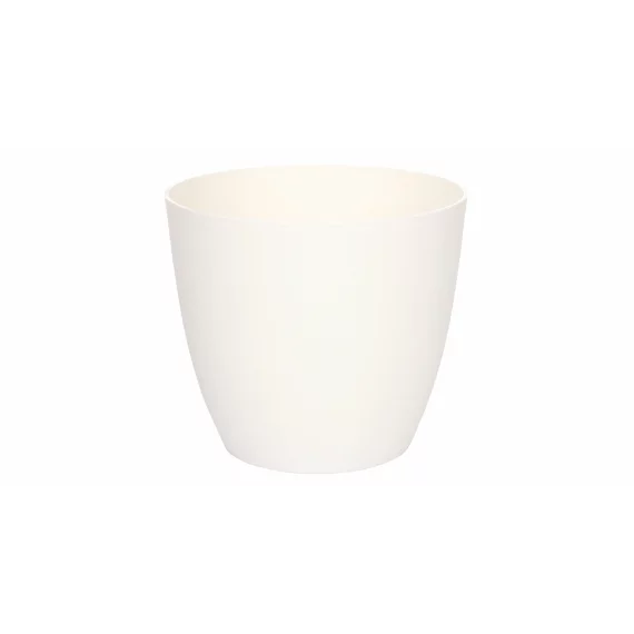 Ghiveci decorativ pentru flori Ella Mat alb