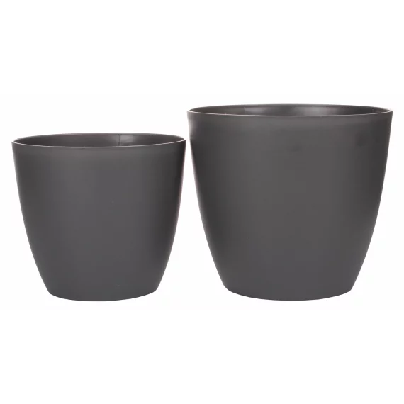 Ghiveci decorativ pentru flori Ella Mat antracit