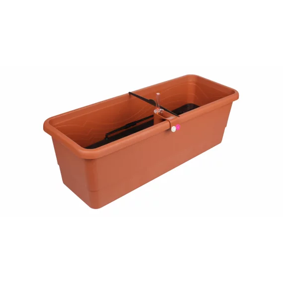 Ghiveci fereastra cu auto-udare Gardenie Smart terracotta