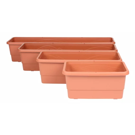 Ghiveci fereastra cu auto-udare Gardenie Smart terracotta