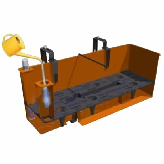 Ghiveci fereastra cu auto-udare Gardenie Smart terracotta