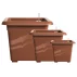 Ghiveci flori cu auto-irigare Quattro Aqua Pro terracotta