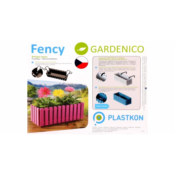 Ghiveci pentru fereastra Fency, antracit