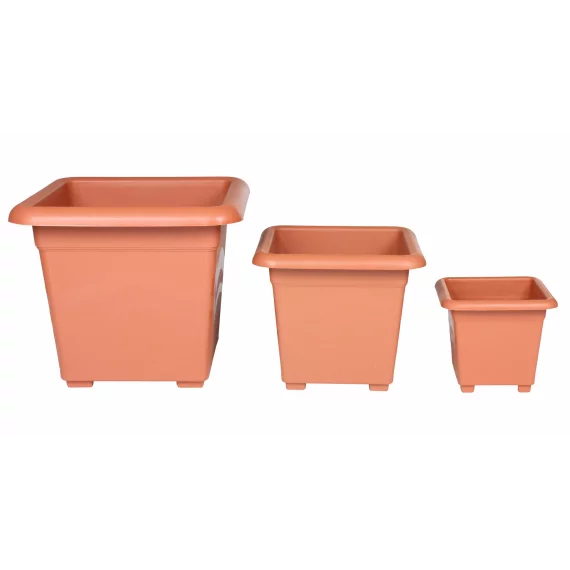 Ghiveci pentru flori Quattro terracotta