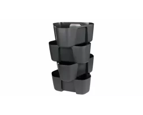 Ghiveci pliabil din plastic pentru capsuni, plante aromatice, cartofi, Plastkon Potato, 4 niveluri