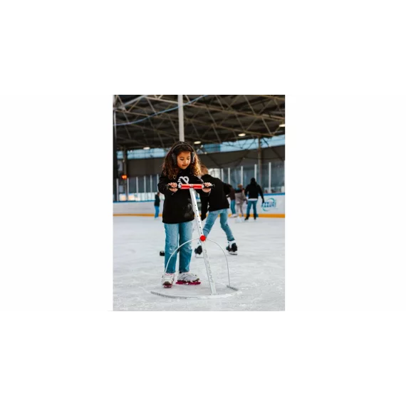 Glider ajutor de patinaj pe gheata ,argintiu