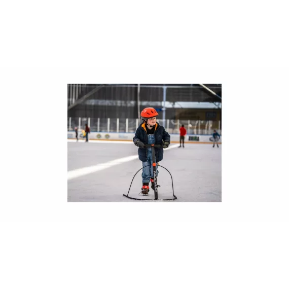 Glider de patinaj pe gheata , negru