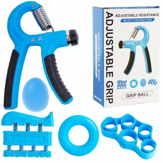 Grip 5 grip strengthener set blue