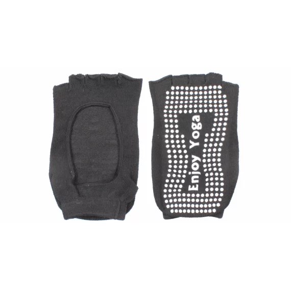 Grippy S1 yogal sosete fara degete, negre