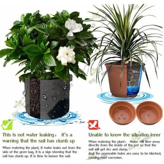 Grow Bag 129L ghiveci pentru flori