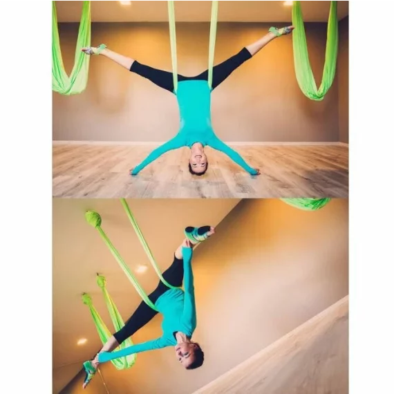 Hamac pentru yoga Hammock hamac, albastru inchis