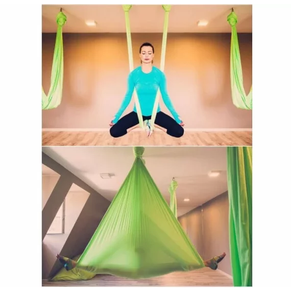Hamac pentru yoga Hammock hamac, albastru inchis