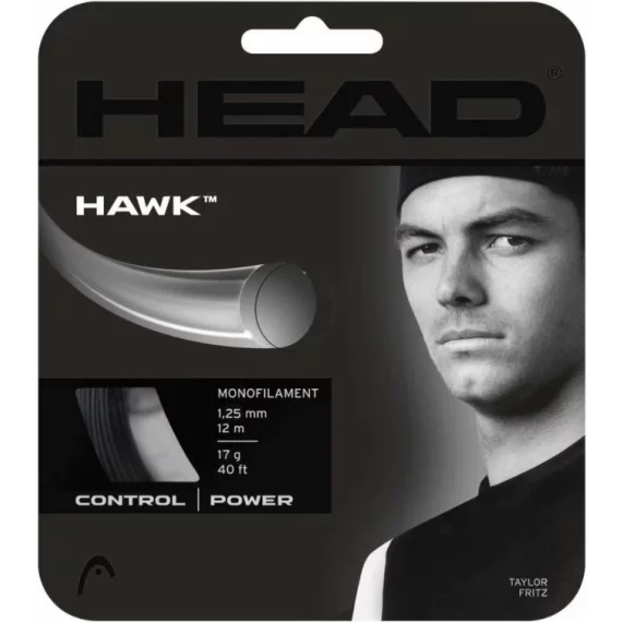 Hawk coarda de tenis 12 m, neagra