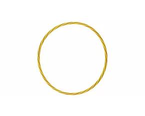 Cerc gimnastica Hula Hoop Aero 60, diametru 60cm