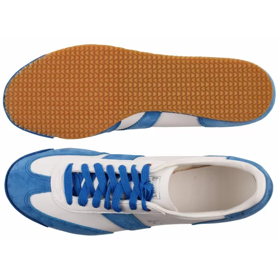 Incaltaminte tenis cu piciorul Classic Indoor, alb-albastru