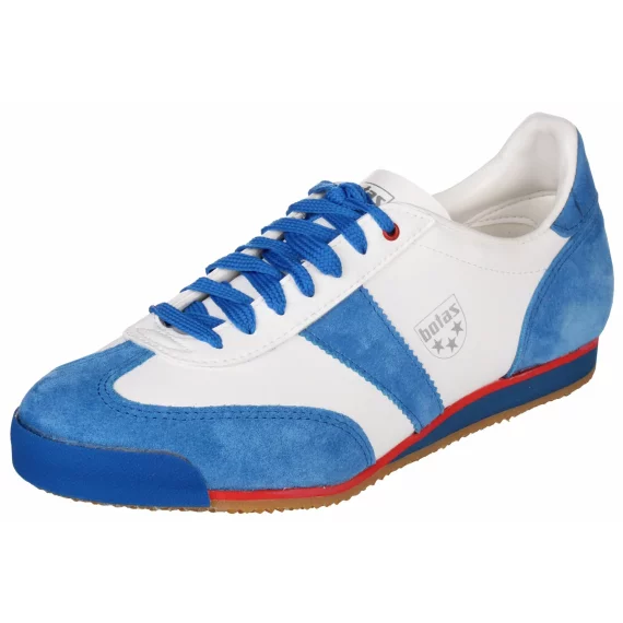 Incaltaminte tenis cu piciorul Classic Indoor, alb-albastru