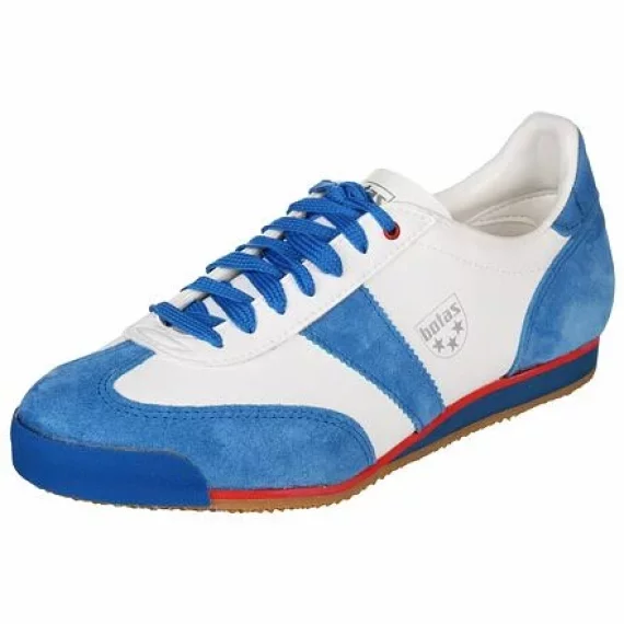 Incaltaminte tenis cu piciorul Classic Indoor, alb-albastru