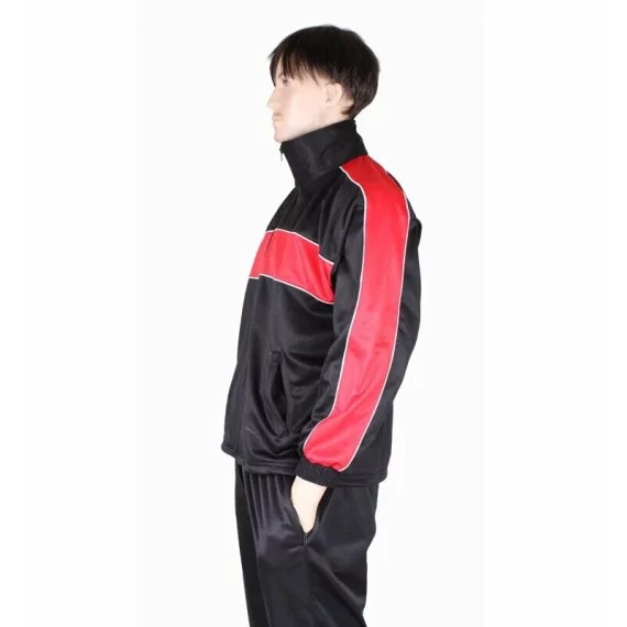 Jacheta sport TJ-2 negru-rosu