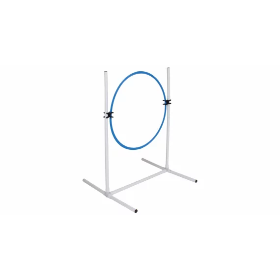 Jump Circle obstacol pentru caini, alb